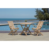 thumbnail of Möbilia Gartentisch rund 80 cm aus Teak Holz | klappbar | B 80 x T 80 x H 75 cm | natur | 11020000 | Serie GARTEN