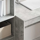 thumbnail of Bureau Gris béton 100 x 50 x 76 cm Modèle Riviera Vent