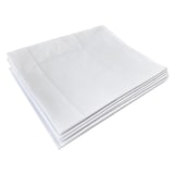 thumbnail of Lot de 6 taies d'oreiller 50x60, modèle portefeuille avec retour de 5 cm, blanc, taffetas 144 TC, 50% coton/50% polyester