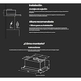 thumbnail of Exaustor de integração INFINITON CMPE-64WBM, 400 m3/h, 60 cm, B, Branco