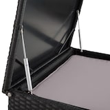 thumbnail of tectake Conjunto de ratán SIENA  negro/gris - 404298