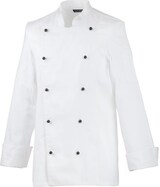 thumbnail of 214 - Damenkochjacke Langarm, tailliert : weiß 100% Baumwolle 230 g/m² (15) L