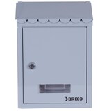 thumbnail of Cassetta postale con tetto L21xP7xH30 cm Brixo Popular Grigio