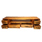 thumbnail of OPIUM OUTLET móveis cômoda armário para TV aparador lowboard "Buff-Low" madeira maciça marrom