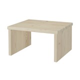 thumbnail of Metallfreier Nachttisch niedrig aus Fichte massiv 90.20-K6