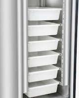 thumbnail of Romux® Tiefkühlschrank 600 Liter mit 1 Tür 68 cm und 7 Schubladen für Fisch Umluftkühlung | Professioneller Gefrierschrank