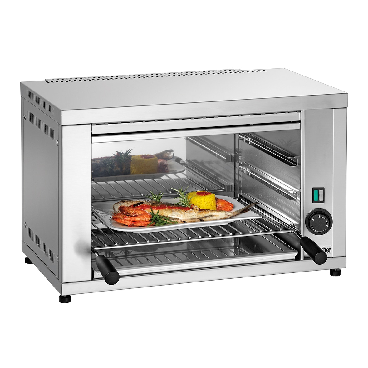 Salamander | Elektrisch | 400-1Z | 2.2kW | Infrarood Warmtestraler | 597x368x365(h)mm