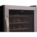 thumbnail of Klarstein Vinamour 19 Uno Weinkühlschrank 19Fl./65l 4-18°C 40dB Glas Edelstahl