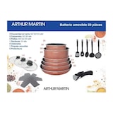 thumbnail of Batterie De Cuisine 20 Pieces Arthur Martin - Aluminium - Poignée Amovible - Tous Feux Dont Induction