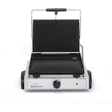 thumbnail of SAMMIC Plancha eléctrica de hierro fundido, con tapa, de 365 x 245 mm mod. GL-6. Superficie inferior lisa, superior acanalada.