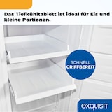 thumbnail of Exquisit Gefrierschrank GS5231-NF-H-040C weiss | 161 l Nutzinhalt | 4*-Gefrieren | Alarm-Funktion | Schnellgefrieren | NoFrost