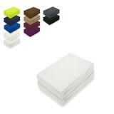 thumbnail of Doppelpack Frottee Spannbettlaken 90 - 100 x 200 cm Weiss