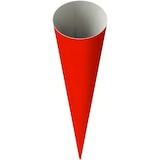 thumbnail of HEYDA 204870067 Schultüten-Rohling 70 cm Ø 19 cm rot