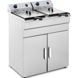 thumbnail of Royal Catering Elektro-Doppel-Fritteuse - 2 x 16 l - 12 000 W - 400 V - Unterschrank - Ablasshahn -