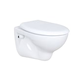 thumbnail of Wand-Tiefspül-WC mit WC-Sitz Komplettset – mit passendem Geberit UP320 Vorwandelement