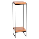 thumbnail of Table à fleurs HWC-K71, Étagère à fleurs Table d'appoint Étagère à plantes, certifié MVG MDF métal ~ couleur naturelle, 101cm