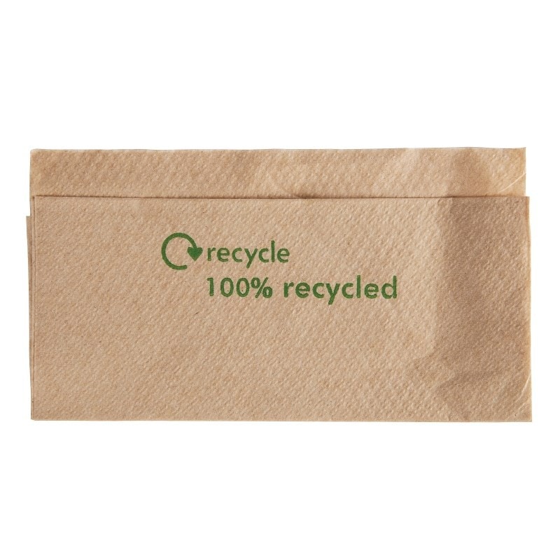 Gastronoble Recycelte Bio-Servietten 1-lagig