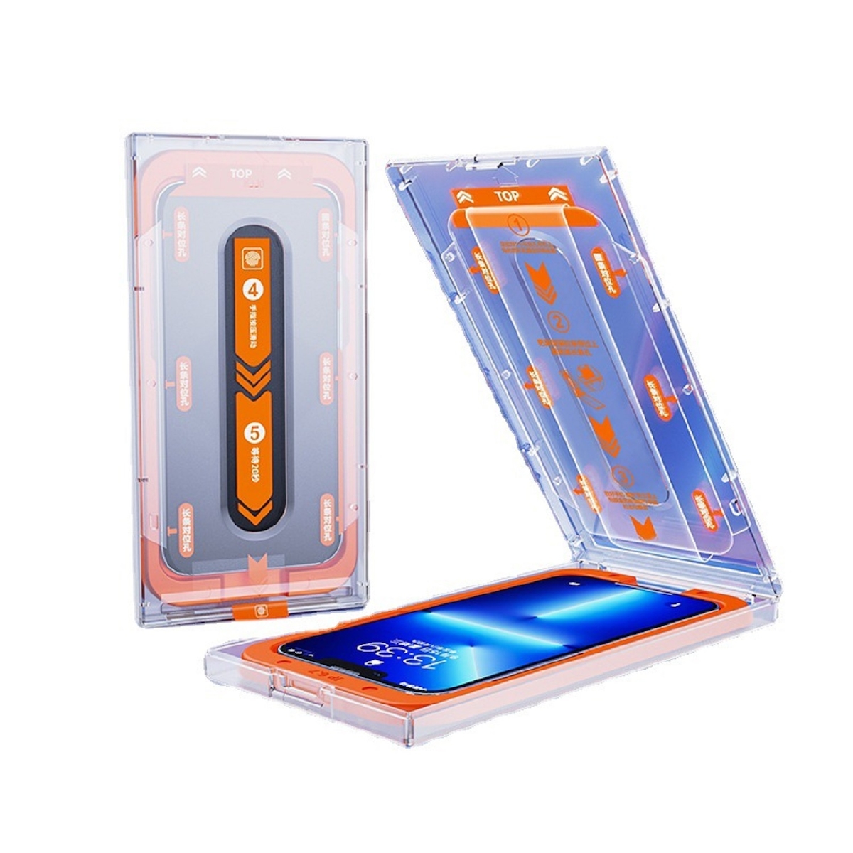 1x MagicBox 9H Panzerhartglas für iPhone XR 3D KLAR Displayschutz Schutzglas Schuzfolie echtes Tempered Panzerglas Screen Protector