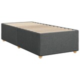 thumbnail of vidaXL Boxspringbett mit Matratze Dunkelgrau 90x190 cm Stoff