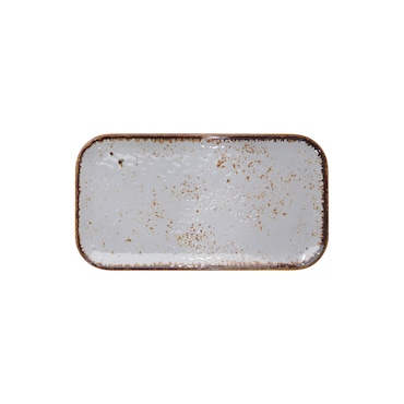 ADRIER - 68-GNMP13-WHTSLS - Confezione di 12 unità - Piatto rettangolare - 32,5 x 17,5 cm - Bianco