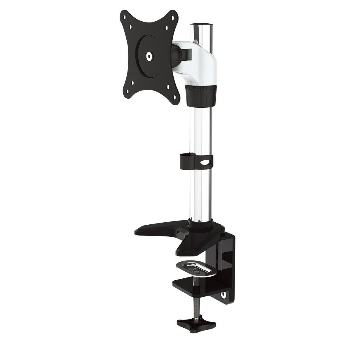 JENIMAGE ME110TK-Tischhalterung - 1 Monitor Neigen -20 bis +25 Grad Drehen 20 Grad Schwenken 360 Grad fuer 15 bis 27 Zoll