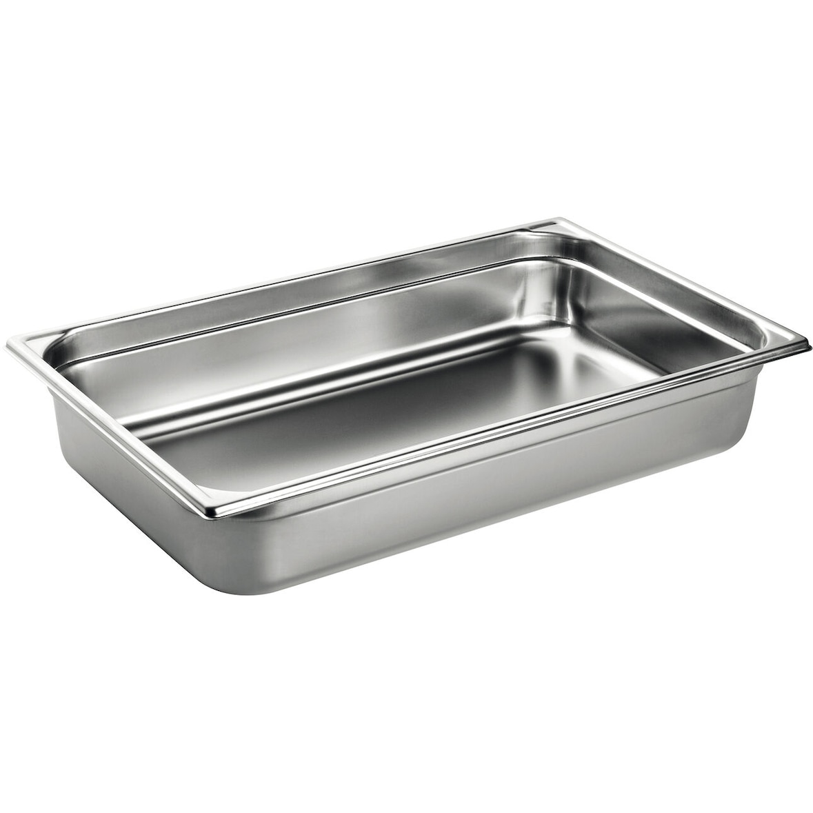 Bourgeat bac gastronorme plein inox  sans anse GN  1/1 profondeur 5.5 cm