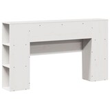 thumbnail of vidaXL Kopfteil mit Stauraum Weiß 150 cm Massivholz Kiefer