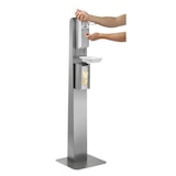 thumbnail of Colonna igienica DH1 1460 in acciaio inox | 1 base - 1 colonna | 400x400x1462(h)mm.