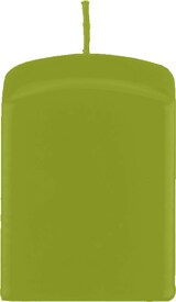 thumbnail of Quader Kerzen, Block Kerzen, quadratische Kerzen Limonegrün 6 x Ø 6/6 cm, 16 Stück