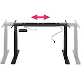 thumbnail of Tischgestell elektrisch höhenverstellbar Memory-Funkt. extra breit 110-190x68x58-123cm