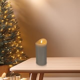 thumbnail of WellHome - Vela LED con efecto Gelatina color Gris Ø9x20cm