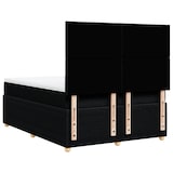 thumbnail of vidaXL Boxspringbett mit Matratze Schwarz 160x200 cm Stoff