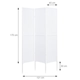 thumbnail of Garten-Paravent HWC-J14, Raumteiler Trennwand Sichtschutz, Metall 200x121cm ~ schwarz