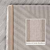thumbnail of Carpetsale24, Kurzflor Teppich Wohnzimmer 240 x 340 cm, Grau Einfarbig Skandi-Boho Deko, 3D-Effekt, Extra Weich für Flur, Schlafzimmer und Küche