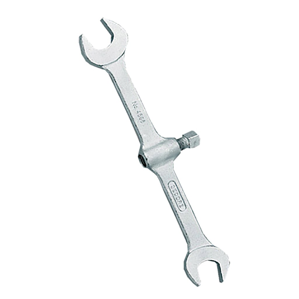 HAAS Sanitär-Montage-Schlüssel Sanitärgabelschlüssel Schlüsselweite 17 / 19 mm