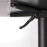 thumbnail of Set Stehtisch Laminat schwarz und 2 Hochstühle grau