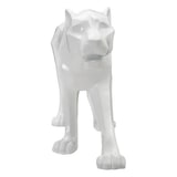 thumbnail of Scultura pantera bianca design cm 70X18X32,5 - PANTHARA