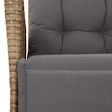 thumbnail of vidaXL Tuinstoelen 2 st verstelbaar voetensteun poly rattan beige mix