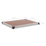 thumbnail of Helloshop26 - Receveur de douche extérieur WPC Inox 80x62 cm marron 02_0001980