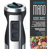 thumbnail of Arendo Edelstahl Pürierstab mit Messbecher Handmixer - Stabmixer - stufenlose Regelung