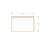 thumbnail of ALLboards Magnetisches Whiteboard mit Naturholzrahmen 80x50cm