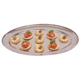 thumbnail of Plateau de service en inox ovale 455 mm - Olympia