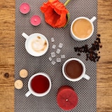 thumbnail of 120er Set EVENT stapelbare Kaffeebecher weiß Porzellan 250 ml