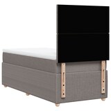 thumbnail of vidaXL Boxspringbett mit Matratze Taupe 80x200 cm Stoff