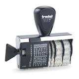 thumbnail of Trodat 1117 Textstempel mit Datum Grau, Rot 8 x 2 x 7 cm