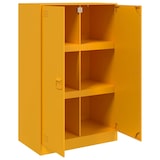 thumbnail of Helloshop26 - Buffet bahut commode armoire meuble de rangement organisateur cuisine salle de séjour salon jaune moutarde 67 x 39 x 02_0035696