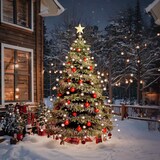 thumbnail of Weihnachtsbaum-Lichternetz mit 180 LEDs 180 cm