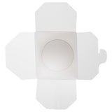 thumbnail of Recipientes Multi-Uso P/ Microondas 960 Ml 305 + 18 Pe G/M2 Ø9X10,8 Cm Branco Cartolina (50 Unidades)