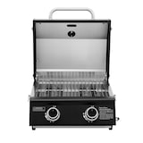 thumbnail of TAINO PLATINUM COMPACT DARK Tischgrill 2 Brenner Gasgrill Kompakt Camping-Grill Mini-Grill BBQ Schwarz