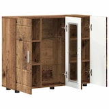 thumbnail of vidaXL Sideboard mit Regal Altholz 55.5 x 29 x 100 cm Holzwerkstoff
